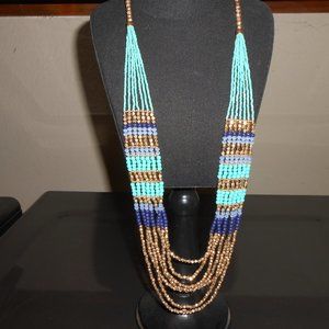 Jade and Jasper Fashion Jewerly Egyptian Goddess Necklace New 11077N